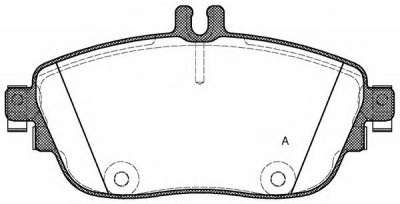 OPEN PARTS bpa148508 -  Комплект тормозных колодок, дисковый тормоз